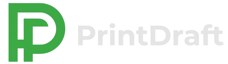 PrintDraft Logo - strona główna